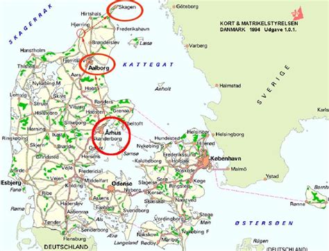 Map Of North Jutland Denmark