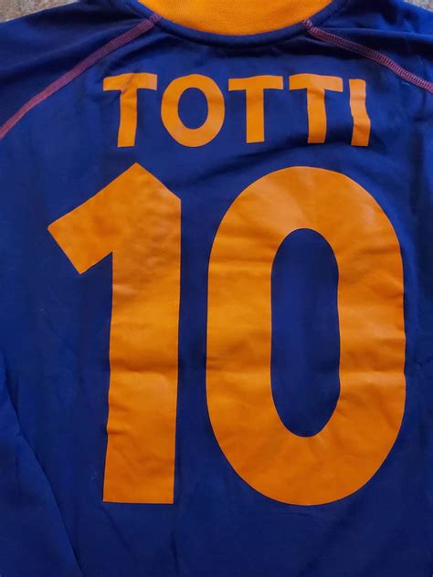 Rare Jersey Totti AS Roma Italia Vintage | YFS - Your Football Shirt