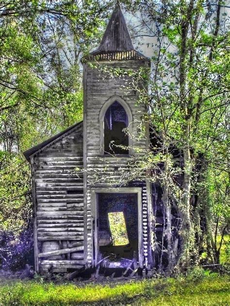 Abandoned Church lovely art in 2020 | Abandoned church, Country church, Old abandoned houses