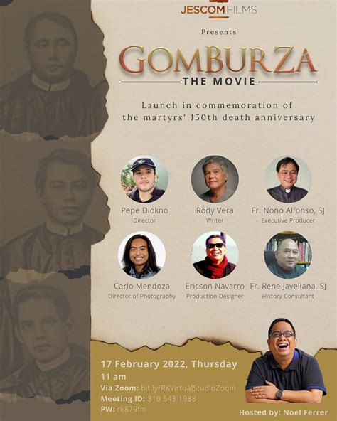 Who will play lead roles in GomBurZa movie? | PEP.ph