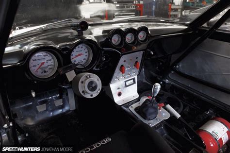 Race Car Dashboard Setup - Gauges, Metal, Aluminum, Switches