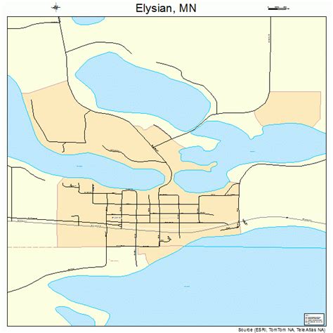 Elysian Minnesota Street Map 2719160