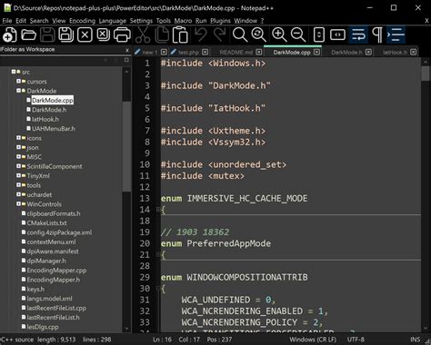 Version 8 of open-source code editor Notepad++ brings Dark Mode and an ARM64 build, but bans ...