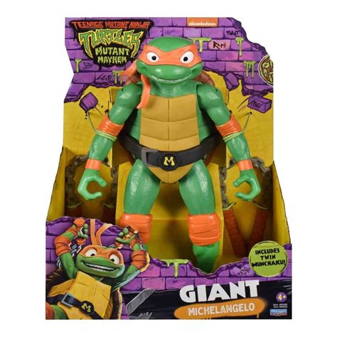 TMNT Mutant Mayhem Michelangelo Giant Figures