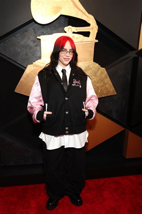 Billie Eilish Wears 'Barbie' Jacket at the 2024 Grammys | Glamour