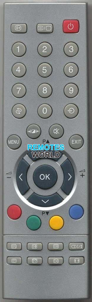 Replacement remote control for Toshiba REGZA