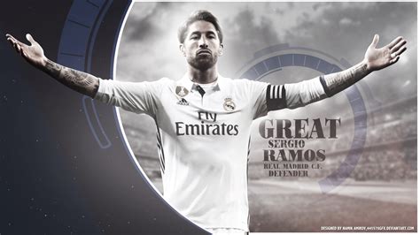 Download Real Madrid C.F. Spanish Soccer Sergio Ramos Sports HD Wallpaper by Namik Amirov