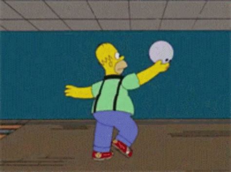 Strike GIF - HomeSimpson TheSimpsons Bowling - Discover & Share GIFs