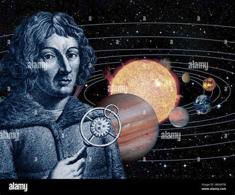 Copernicus and Solar System Stock Photo - Alamy