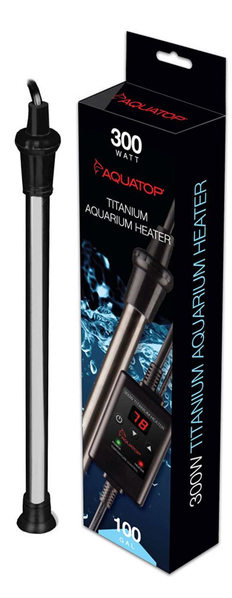 Aquatop Submersible Titanium Aquarium Heater & External Thermostat 300 Watt