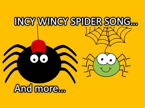 Incy Wincy Spider Song - Nursery Rhyme - YouTube