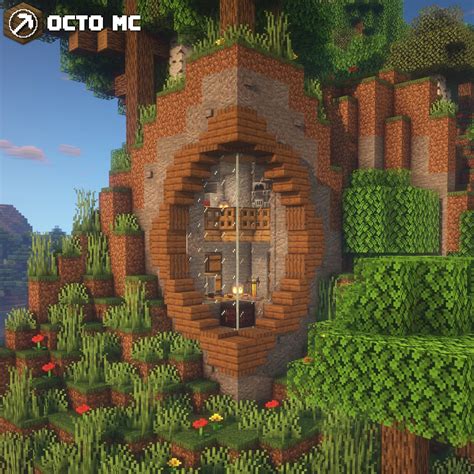 Here's my cliff/mountain base : r/Minecraftbuilds
