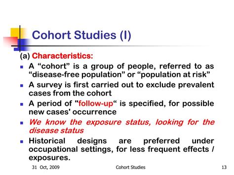 PPT - Cohort Study Designs PowerPoint Presentation, free download - ID ...