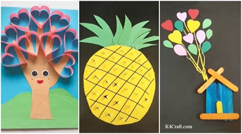 DIY Paper Card Crafts and Activities for Kids - K4 Craft