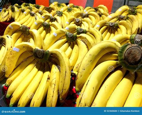 Banana stock photo. Image of banana, thaifruit, thailand - 52360684