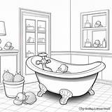 Bathroom Coloring Pages  Free & Printable sketch template