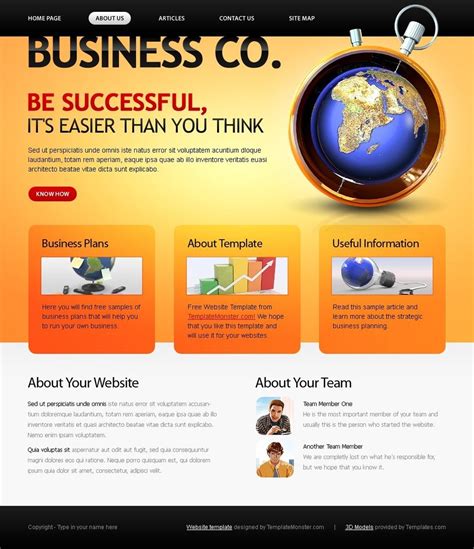 Free Website Template - Business Company