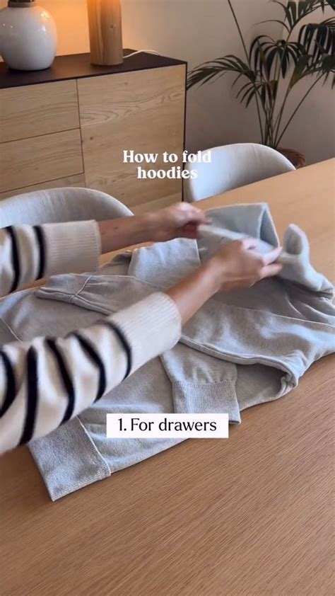 How to Fold Hoodies Like a Boss - 2 Cool Ways! [Video] | Clothes drawer organization, Folding ...