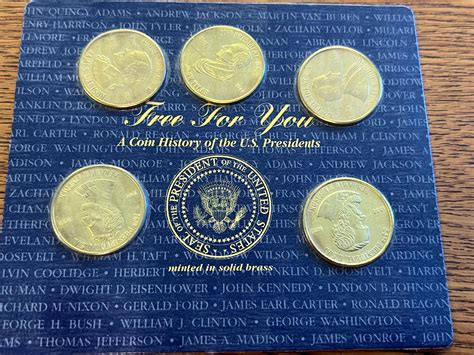 Lot - Free For You A Coin History of the US Presidents Minted in Solid ...