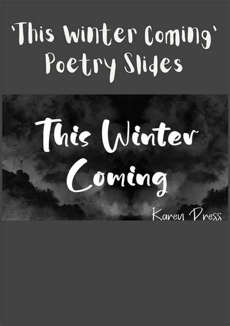 Winter Is Coming Quote