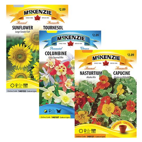 McKenzie Flower Seeds Packet | RONA