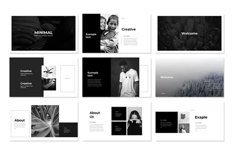 Black And White Powerpoint Templates