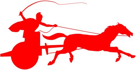 Roman Chariot Silhouette | Free vector silhouettes