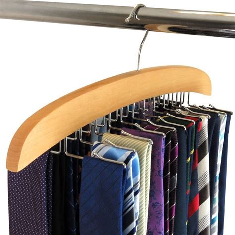 24 Hook Wooden Tie Rack Hanger - Shop Mens Ties Online | Ties Australia