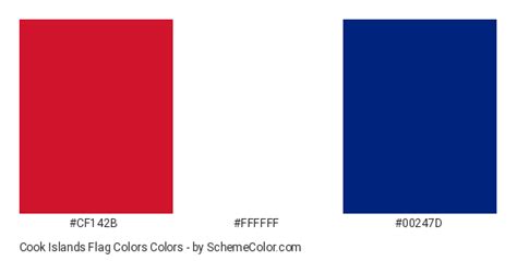 Cook Islands Flag Colors » Blue » SchemeColor.com