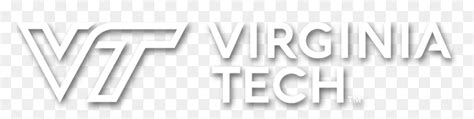 Virginia Tech - Virginia Tech White Logo, HD Png Download - vhv