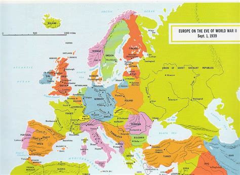 1935 Map Of Europe - Draw A Topographic Map