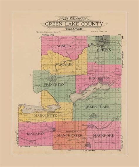 Plat Map-Green Lake County - Interior Elements