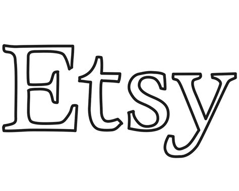 Black And White Etsy Logo Transparent : Etsy Logo Transparent Png Posted By Christopher Mercado ...