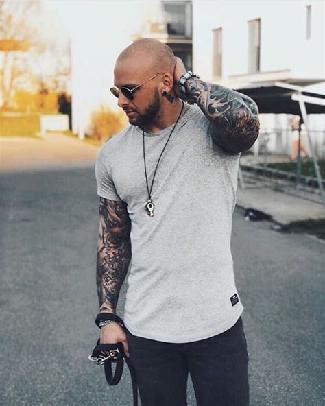 Bald Men With Beards And Tattoos | Beard Style Corner