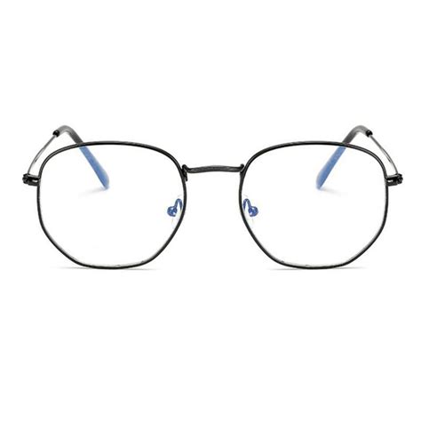 CLEAR TRANSPARENT METALLIC FRAME SQUARE GEOMETRIC GLASSES – itGirl Shop