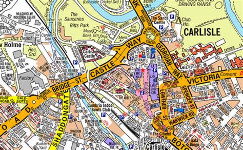 Carlisle 10k x 10k A-Z Map | I Love Maps