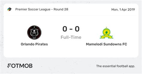 Orlando Pirates vs Mamelodi Sundowns FC - live score, predicted lineups ...