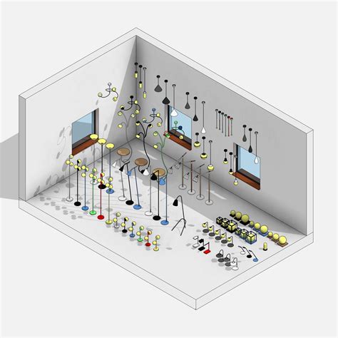 Lighting Fixtures Revit Families | Download RVT | Revit Dynamo