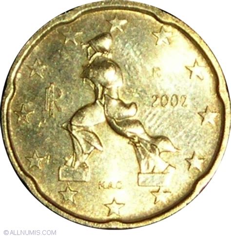 20 Euro Cent 2002, Euro (2002-present) - Italy - Coin - 2167