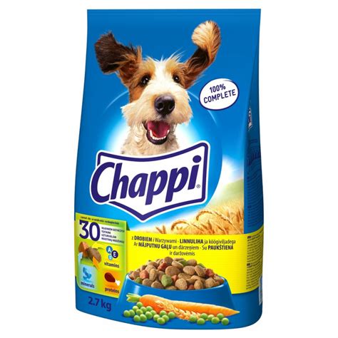 CHAPPI drób, warzywa 500g [173854] | Super Cena i Opinie - WyspaZwierzat.pl