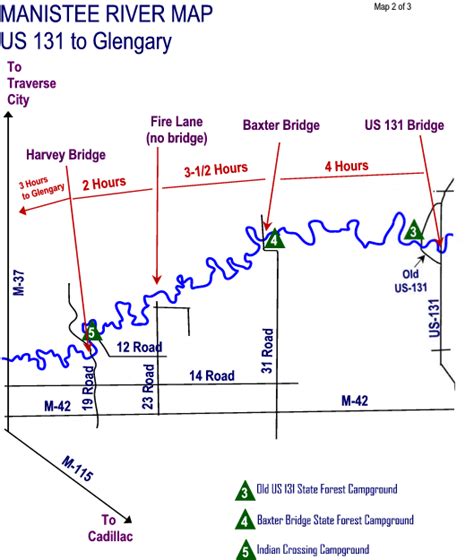 Manistee River Maps