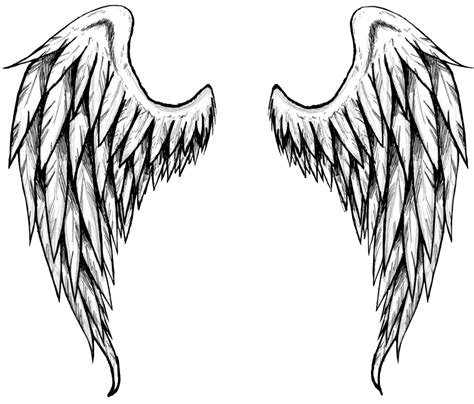 Dark Angel Wings Drawing | Free download on ClipArtMag