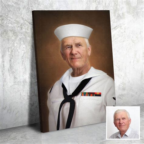 Personalized Canvas Us Navy Enlisted Dress Uniform - Jasaust Store