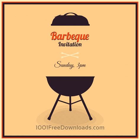 Free Vectors: Barbecue Illustration | Backgrounds