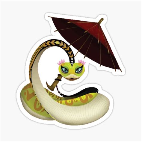 "Viper - Kung Fu Panda" Sticker for Sale by FunkeyMonkey9 | Redbubble