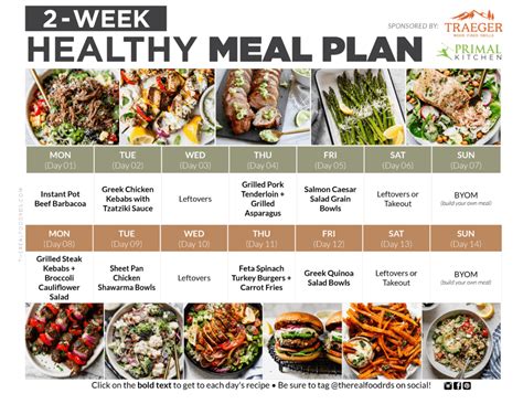 2 Week Healthy Meal Plan | Hot Sex Picture