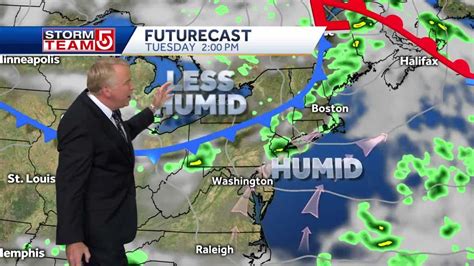 Video: Muggy weather to stick around Mass. through Tuesday