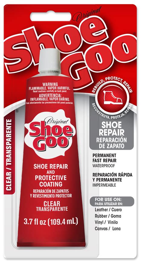 Eclectic Shoe Goo Shoe Repair Adhesive, Clear, 3.7 fl. oz. - Walmart.com