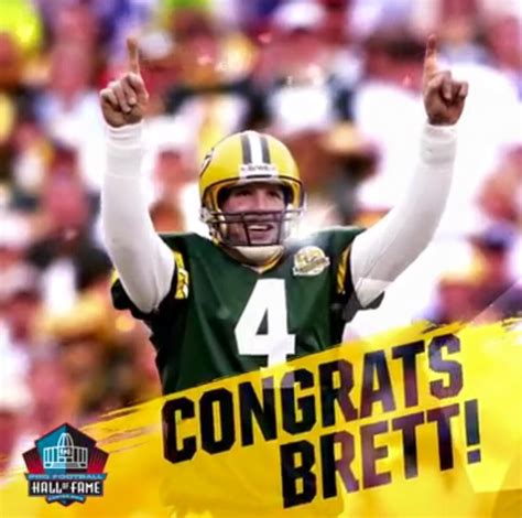 Brett Favre elected to Hall of Fame! | Green bay packers, Green bay ...