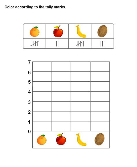 Printable Math Practice Sheet for Kids | Tally Chart Worksheets | Learn ...